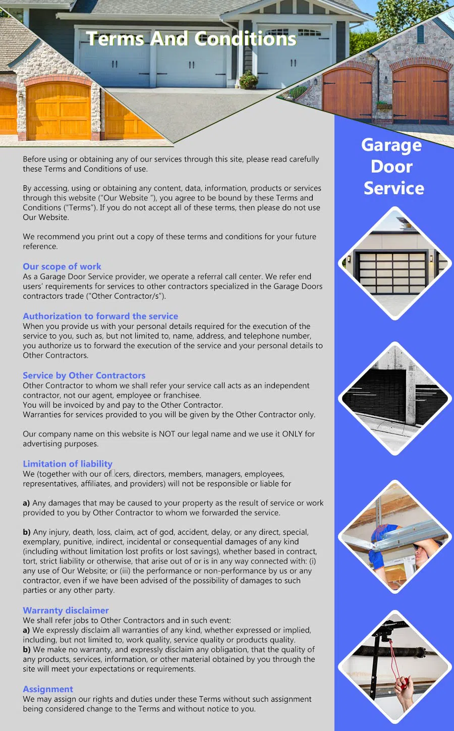 Metro Garage Door Service New York, NY 212-918-5398